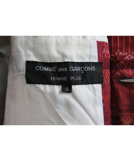 AD1991 COMME des GARCONS HOMME PLUS エスニックプリントジャケット PJ-11022S