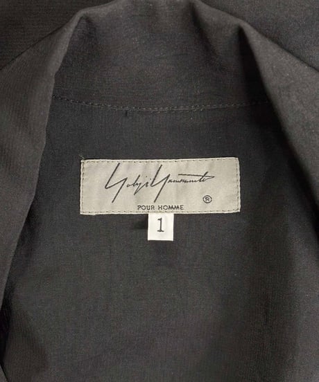 美品 2020SS yohji yamamoto pour homme シグネチャーペイントロングブラウス （HN-B22-500-1）