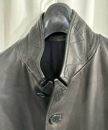 未使用 2010SS yohji yamamoto pour homme レザージャケット（HJ-J59-751）