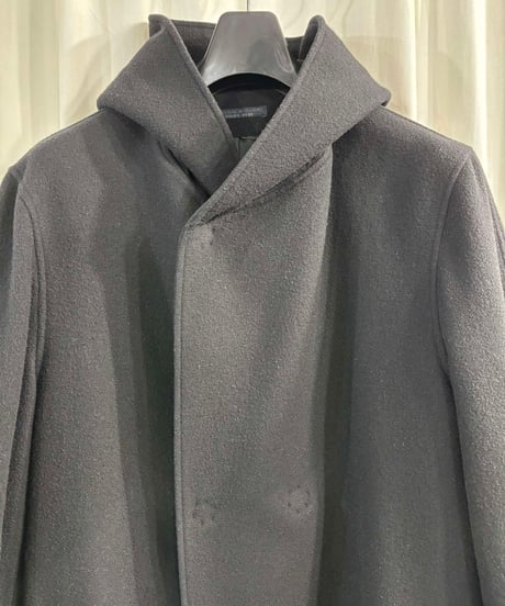 2015AW REGULATION yohji yamamoto MEN フード ロングコート（HY-C51-141）