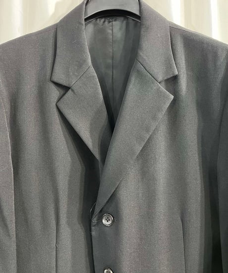 2007SS yohji yamamoto pour homme ギャザー 3釦ジャケット（HT-J27-100）