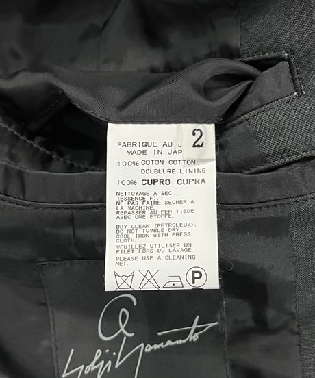 2016SS yohji yamamoto pour homme 朝倉優佳 ペイントジャケット（HO-J41-035）