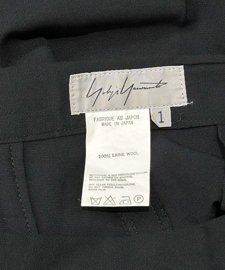 2002SS yohji yamamoto femme パンツ（FE-P55-112）
