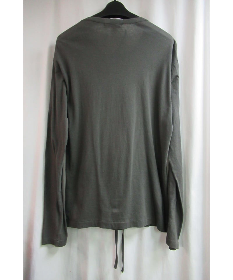 12ss yohji yamamoto pour homme カーキ デザインカットソー HB