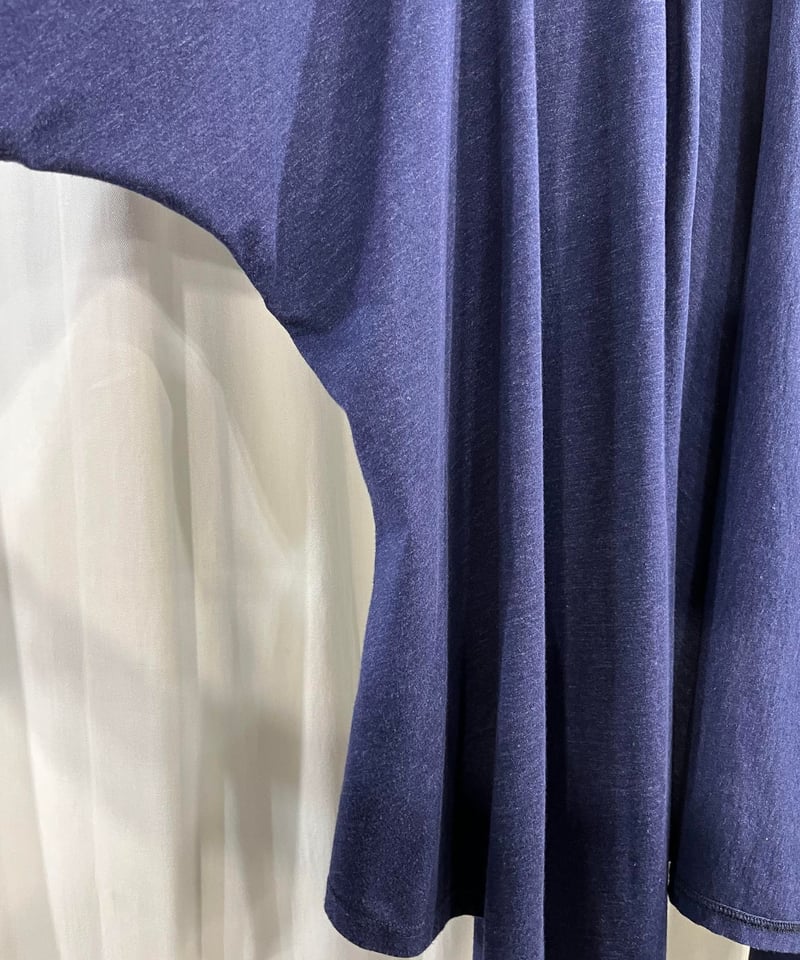 yohji yamamoto Super Blue ペイントデザインカットソー（NW-T13-