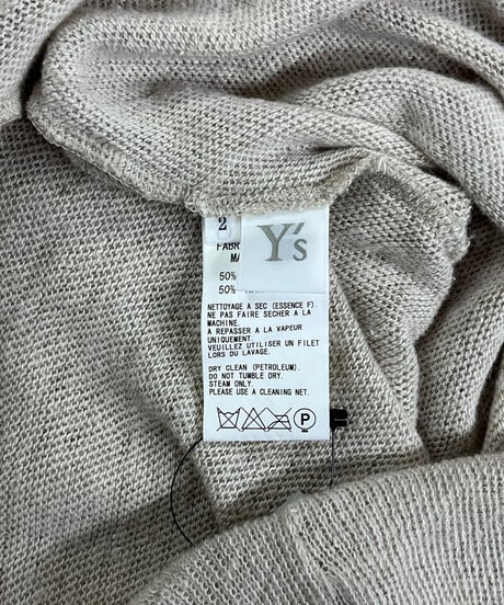 Y's yohji yamamoto ノースリーブ デザインワンピース（YB-T05-361）