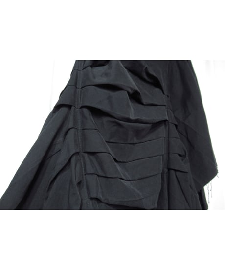 17aw yohji yamamoto femme プリーツデザイン アシメトリーセットアップ（FK-J05-901/FK-S02-901）