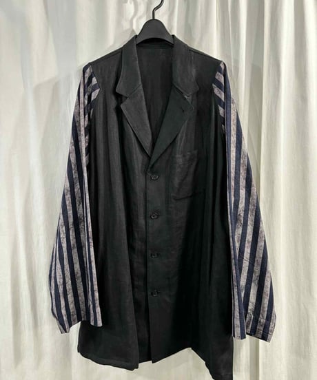 美品 2018SS yohji yamamoto pour homme 袖切替ジャケット（HW-B25-807）