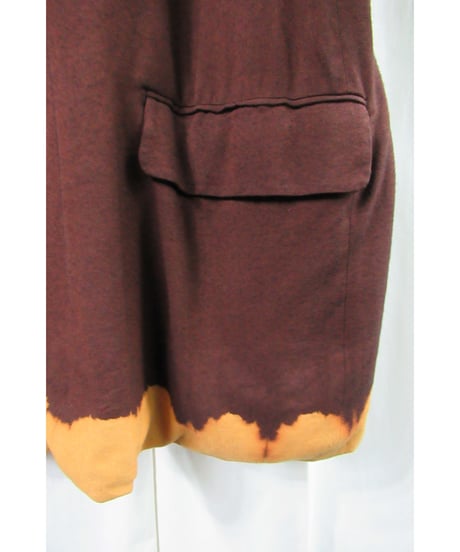 AD1993 COMME des GARCONS HOMME PLUS 脱色期 裾脱色デザインジャケット PJ-04078M