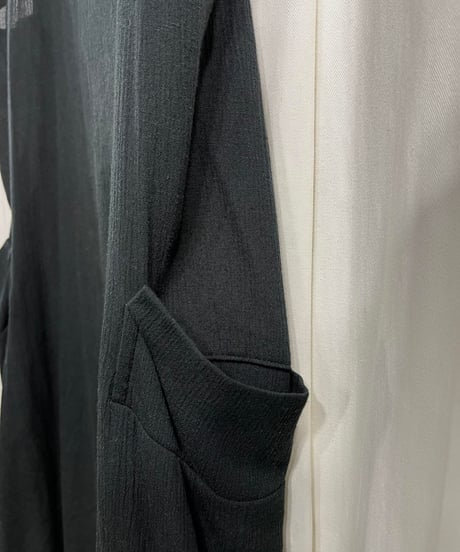 Y's yohji yamamoto ノ－スリーブ デザインワンピース（YB-D03-201）