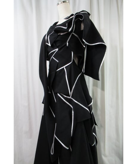 21aw yohji yamamoto femme デザインドレス（FX-D18-007）