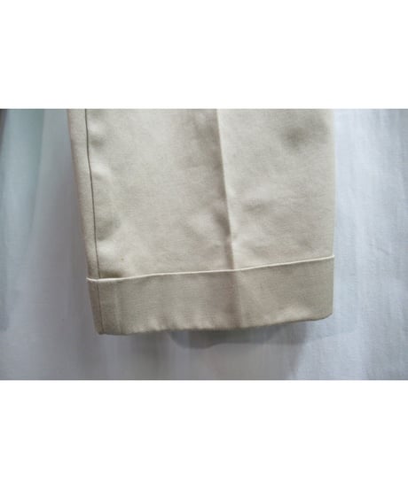 93ss yohji yamamoto femme vintage ベージュ切替えデザインパンツ FC-P83-006