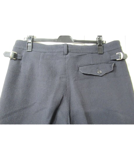 95aw yohji yamamoto pour homme vintage 鹿鳴館期 紺 ニット切替えデザインセットアップ（HE-J29-128）