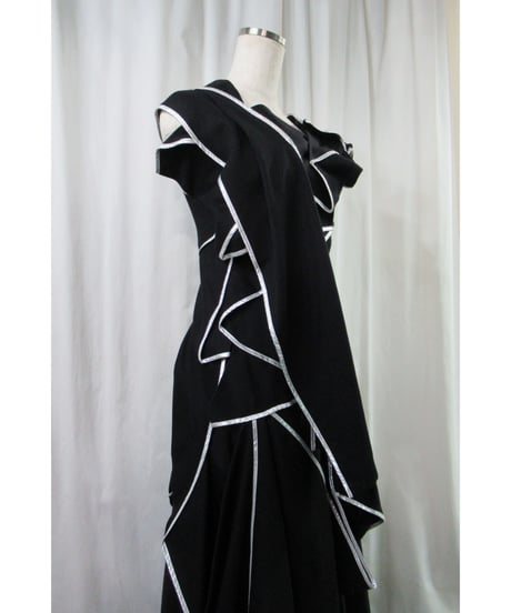 21aw yohji yamamoto femme デザインドレス（FX-D18-007）