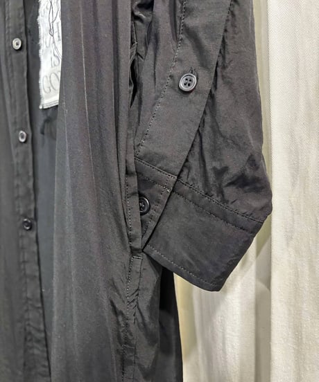 2019SS yohji yamamoto pour homme パッチワークロングブラウス（HH-B59-294）