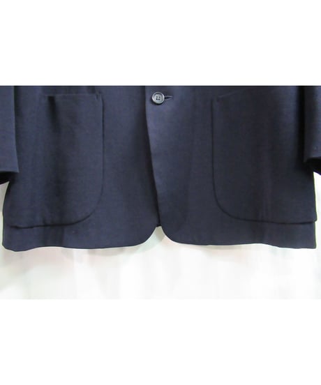 80's SAMPLE yohji yamamoto pour homme vintage 紺 シンプルジャケット HJ-32