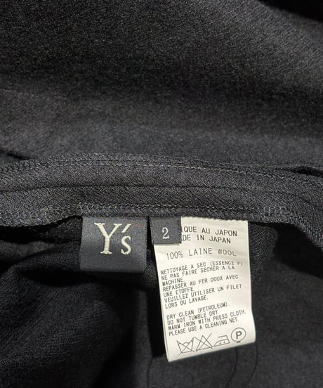 Y's yohji yamamoto ウエストゴム デザインスカート（YM-S18-139）