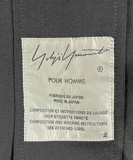2019SS yohji yamamoto pour homme シャツジャケット（HH-B93-100）