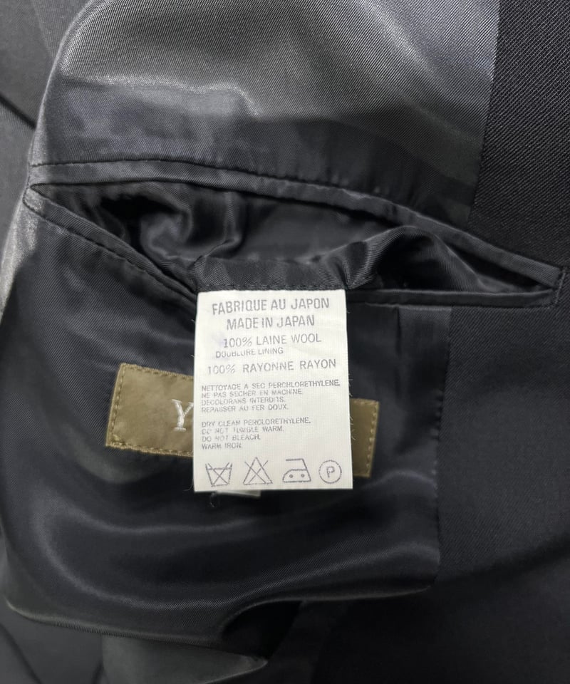 Y's for men yohji yamamoto 3釦ジャケット（MJ-J03-100）