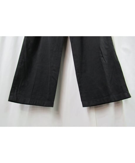 Y’s for men yohji yamamoto ウエストレザー切替え  バックポケットデザイン ストレートワイドパンツ（ML-P08-220）