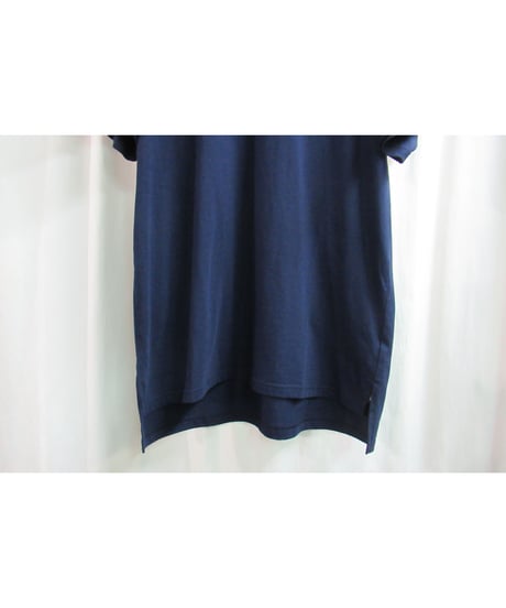 camphor tree 紺 アシメトリーデザインTシャツ