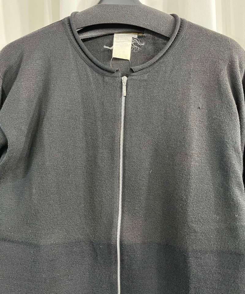 y's for men ヨウジヤマモト ニットジャケット カーディガン Y's for men yohji yamamoto ジップアップ カーディガン（M-K-11
