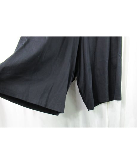 Y's yohji yamamoto コットン デザインサルエルワイドパンツ YN-P80-002