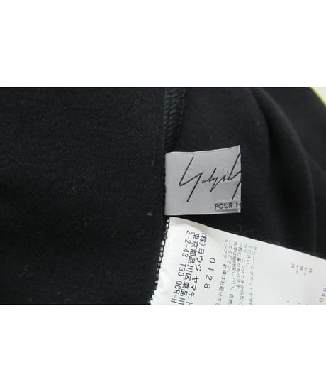 17aw yohji yamamoto pour homme 黒 スタンドカラー チャイナ風デザイン前開きカットソー