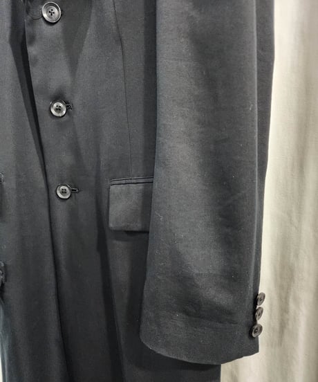 2022ss yohji yamamoto pour homme 黒 ドクタージャケット (HG-J03-240)