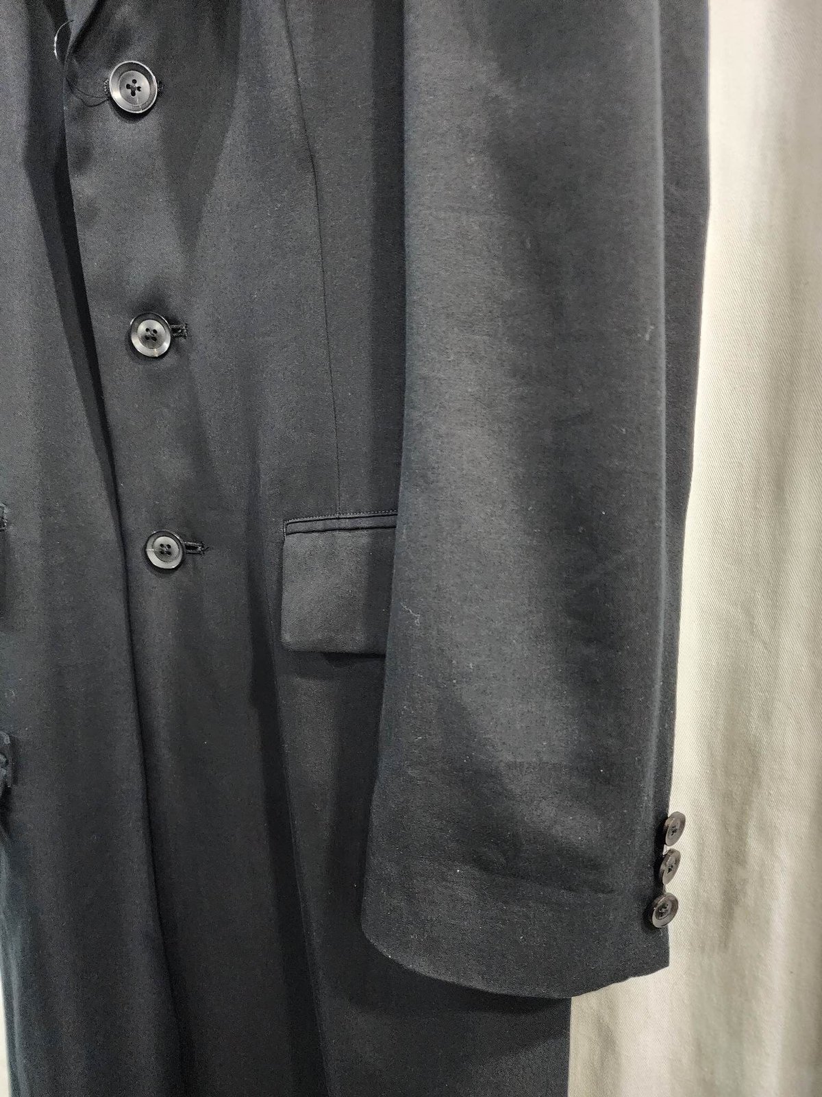 2022ss yohji yamamoto pour homme 黒 ドクタージャケット (H