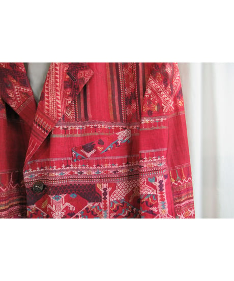 AD1991 COMME des GARCONS HOMME PLUS エスニックプリントジャケット PJ-11022S