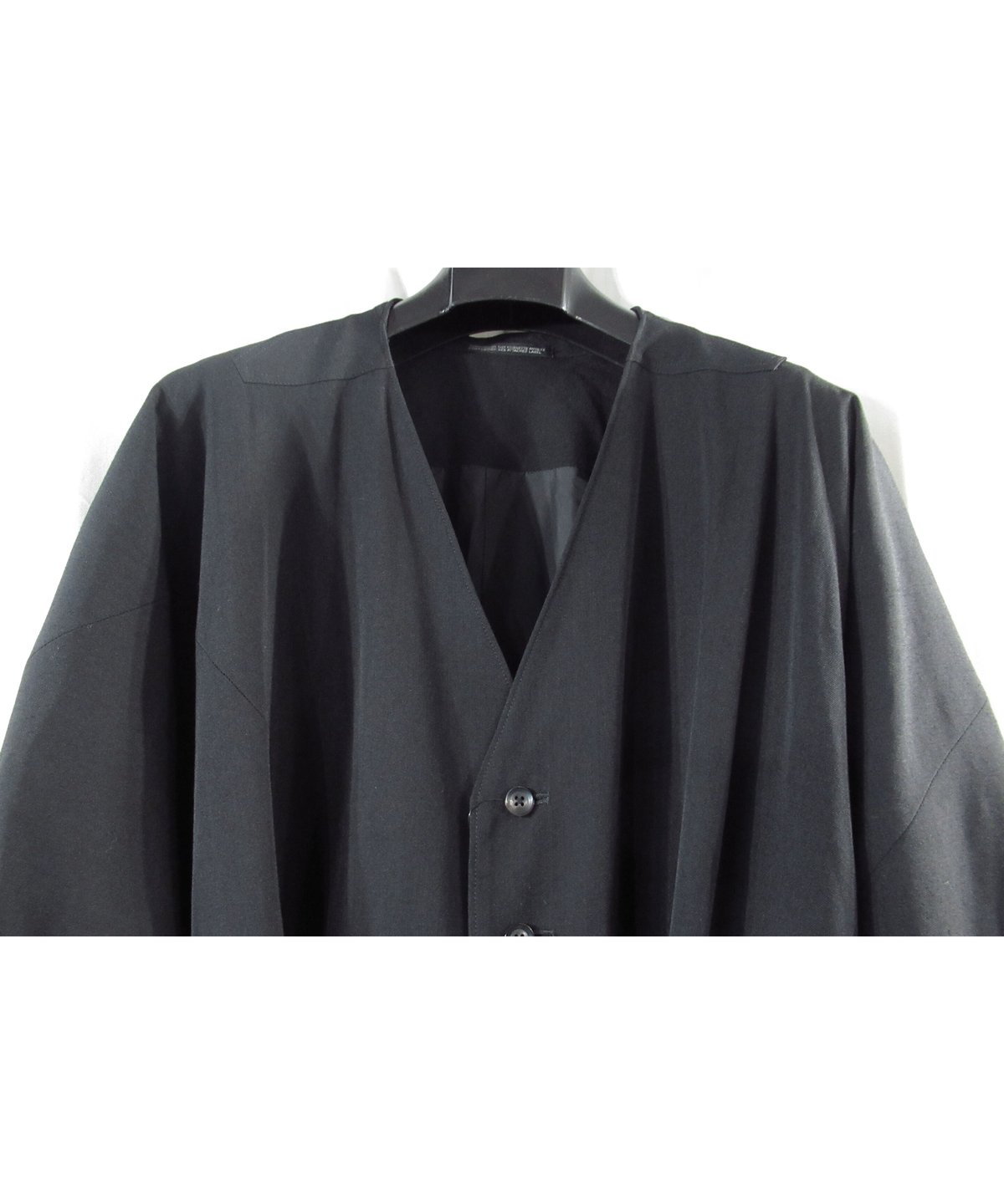 ジャケット・アウター yohji yamamoto pour homme HV-D36-100 18aw yohji yamamoto pour homme ベルト付き 多釦 ドルマンスリー