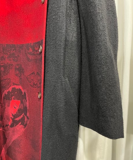 2018AW yohji yamamoto pour homme グラフィックドレスコート（HV-D44-816）