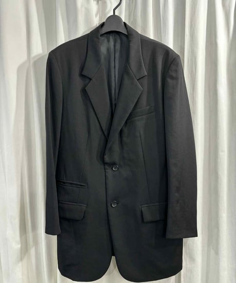 2023AW yohji yamamoto pour homme 左裾ファスナージャケット（HJ-J06-100）
