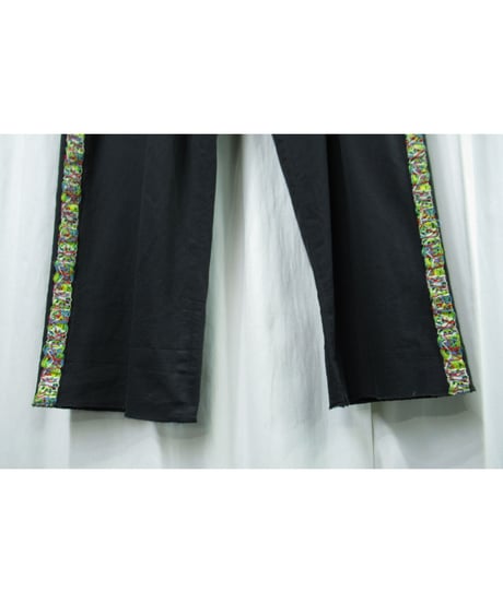 13ss yohji yamamoto pour homme ３タック 脇テープデザイン ストレートパンツ （HX-P64-045）