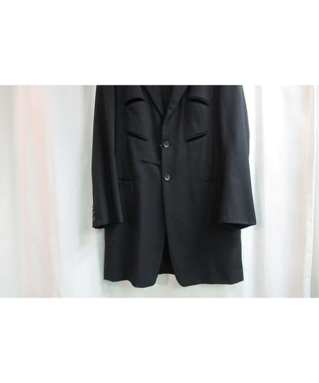 06aw yohji yamamoto pour homme カッティングデザインロングジャケット HB-J10-100