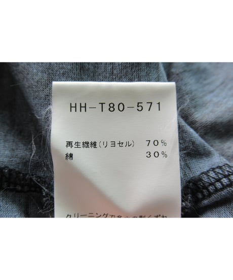 19ss yohji yamamoto pour homme プリントデザイン 長袖ロングカットソー（HH-T80-571）