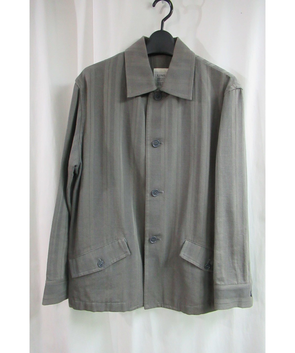 LIMI feu yohji yamamoto ストライプショートジャケット LM-J09-0 