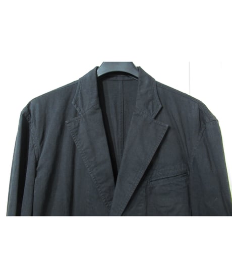 16ss yohji yamamoto pour homme 綿 麻 燕尾デザインジャケット（HO-J77-057）