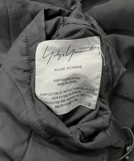 2015AW yohji yamamoto pour homme シルク リバーシブルブルゾン（HY-Y04-810）