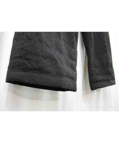 03aw yohji yamamoto pour homme レザー切替えデザインパンツ（HU-P59-169）