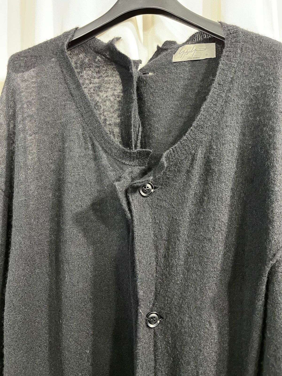 2019AW yohji yamamoto pour homme デザインロングカーディガン( 2019AW yohji yamamoto pour homme デザインロングカーディガン(