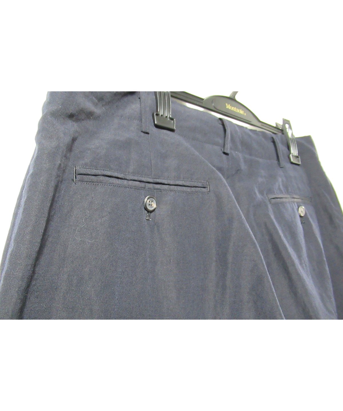 Y's for men テーパード パンツ Y's for men yohji yamamoto シンプルテーパードパンツ 紺 （MB-P