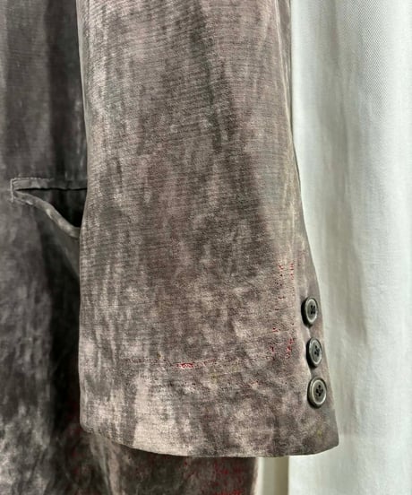 1994AW yohji yamamoto pour homme vintage ベルベットロングジャケット（HV-J32-209）