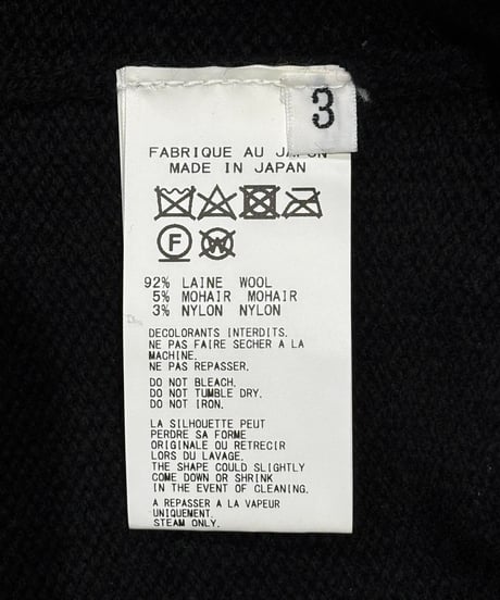 2021AW yohji yamamoto pour homme ニットベスト（HX-K35-182）