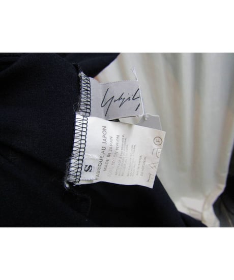 94ss yohji yamamoto femme vintage 紺 シンプルロングワンピース FT-D06-608