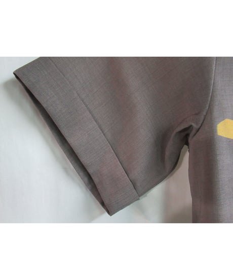 02ss yohji yamamoto pour homme SAEKO 女優シリーズ プリントブラウス HE-B66-975
