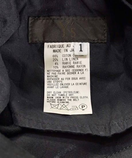 Y's yohji yamamoto オーバーオール（MX-P06-002）