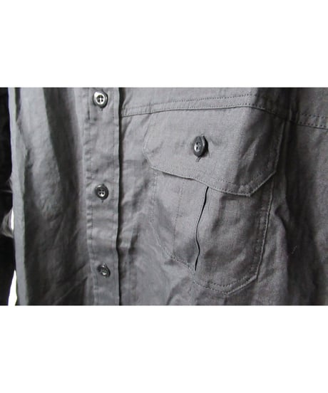 Y’s for men yohji yamamoto 麻 ミリタリーデザインブラウス（MH-B12-300）