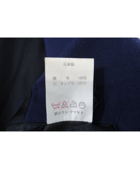 レア 87aw yohji yamamoto pour homme vintage 紺 いせポケットデザインジャケット HJ-38